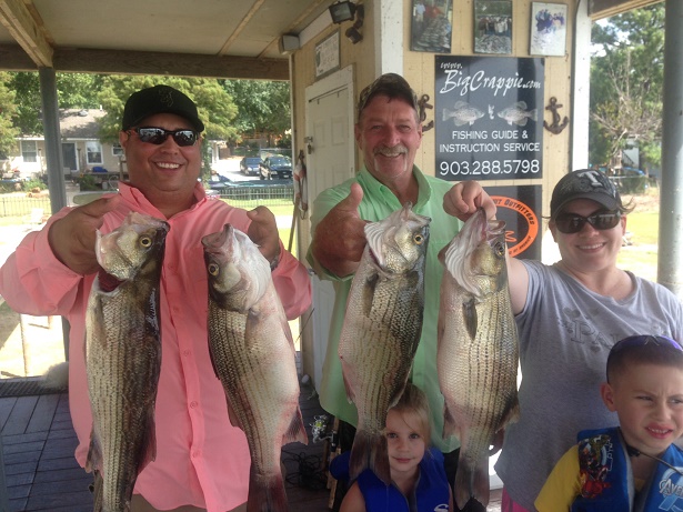 08-20-14 Peyton Hybrids with BigCrappie Guides Tx
